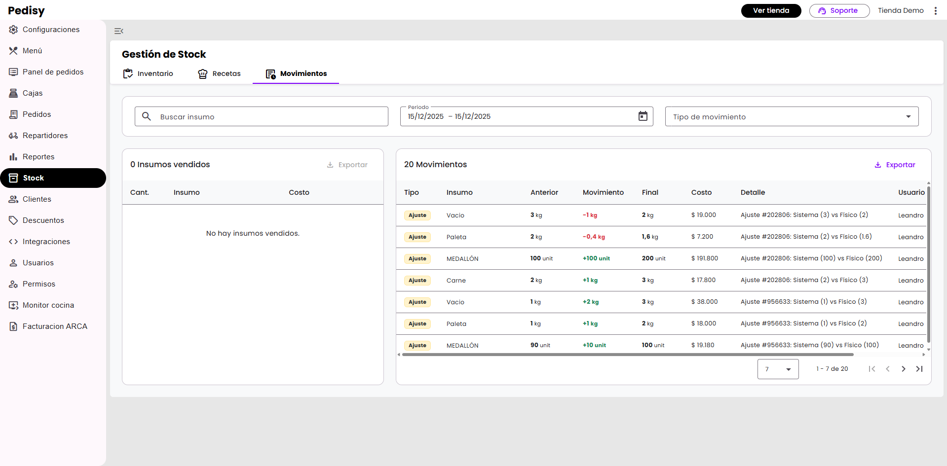 Recetas Inteligentes